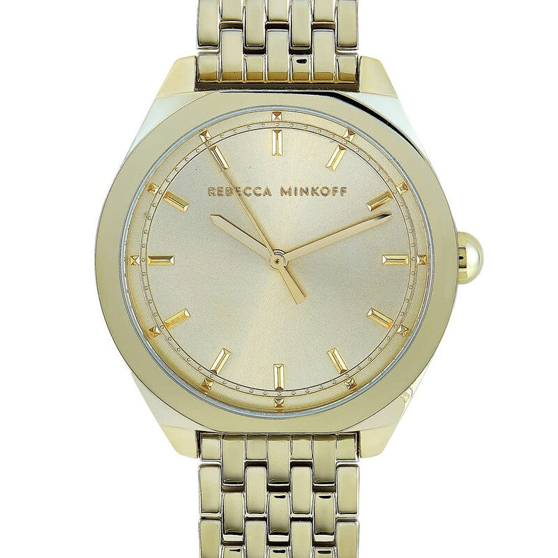 Rebecca Minkoff Amari Quartz Gold Dial Ladies Watch 2200326
