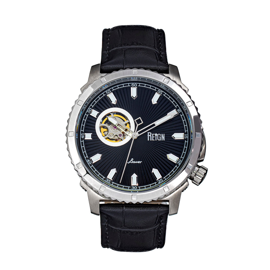Reign Bauer Automatic Black Dial Men's Watch REIRN6002