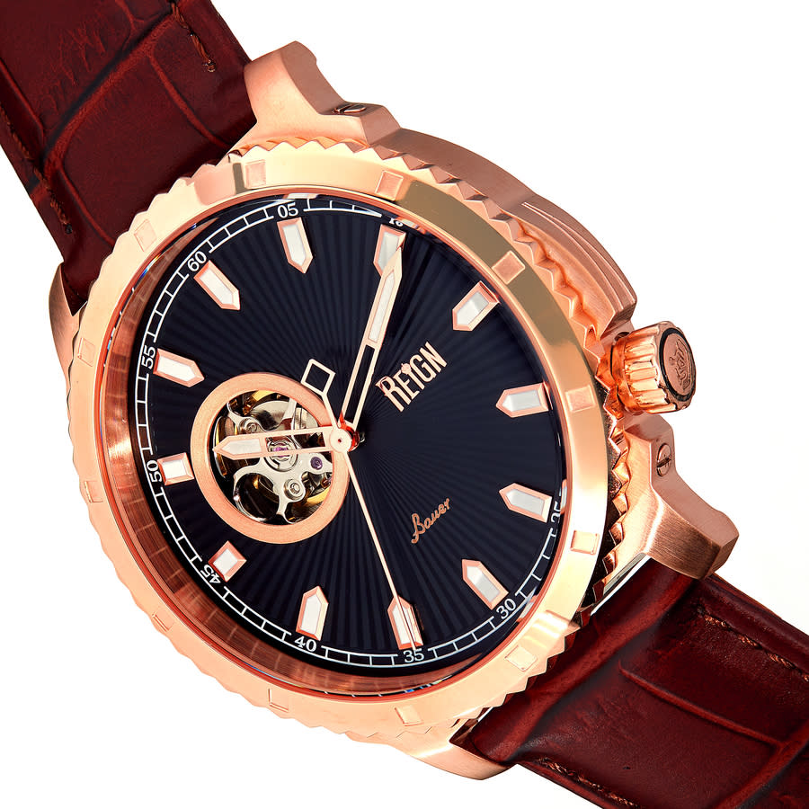 Reign Bauer Automatic Black Dial Men's Watch REIRN6006 image 3