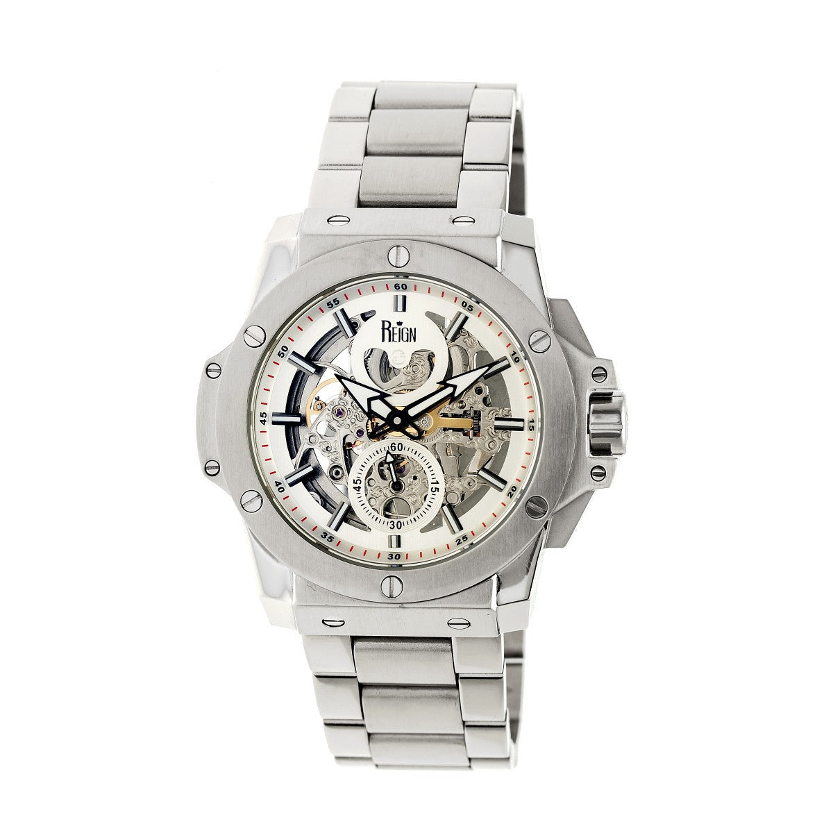Reign Commodus Automatic Silver Dial Men's Watch REIRN4006