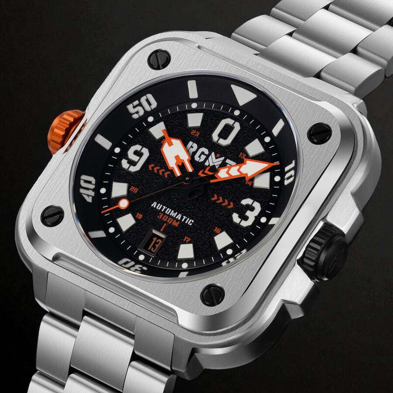 RGMT Pershing RG-8066-22 men's watch with black dial