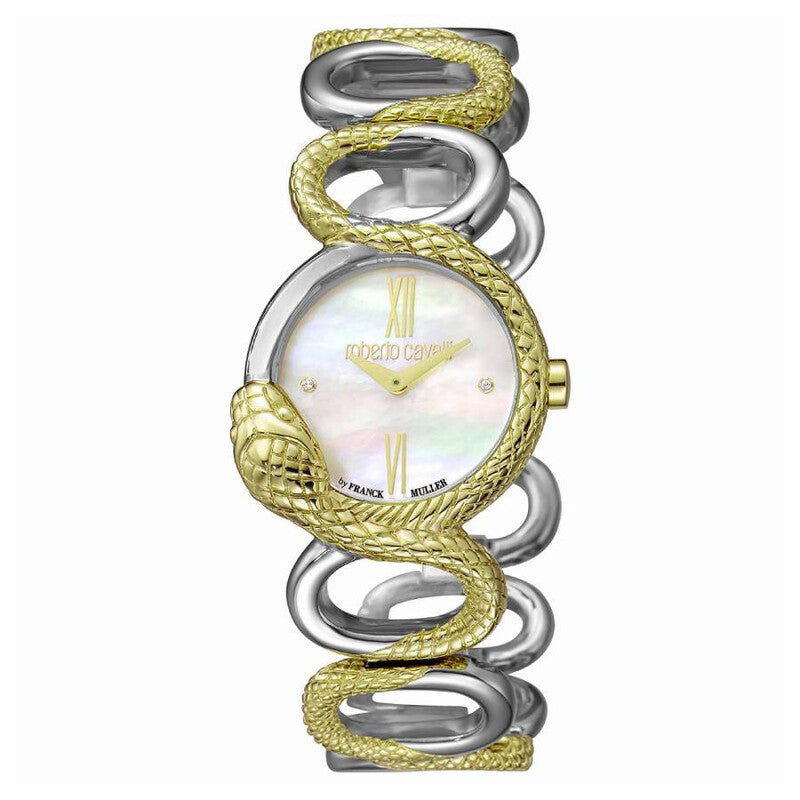 Roberto Cavalli Franck Muller EWLFBI-IFABT-FM218 women's watch with mother of pearl dial