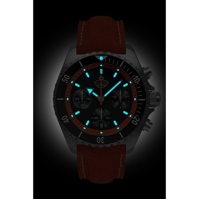 Ruhla Glasbach Cup 49702 men's watch with black dial