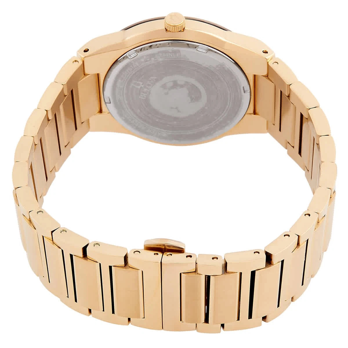 Bulova Millennia Quartz Black Dial Gold-Tone Men's Watch 97A183