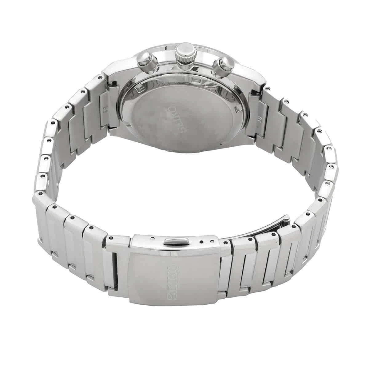 Seiko Grey Face Stainless Steel Men's Luxury Watch - SSB455P1