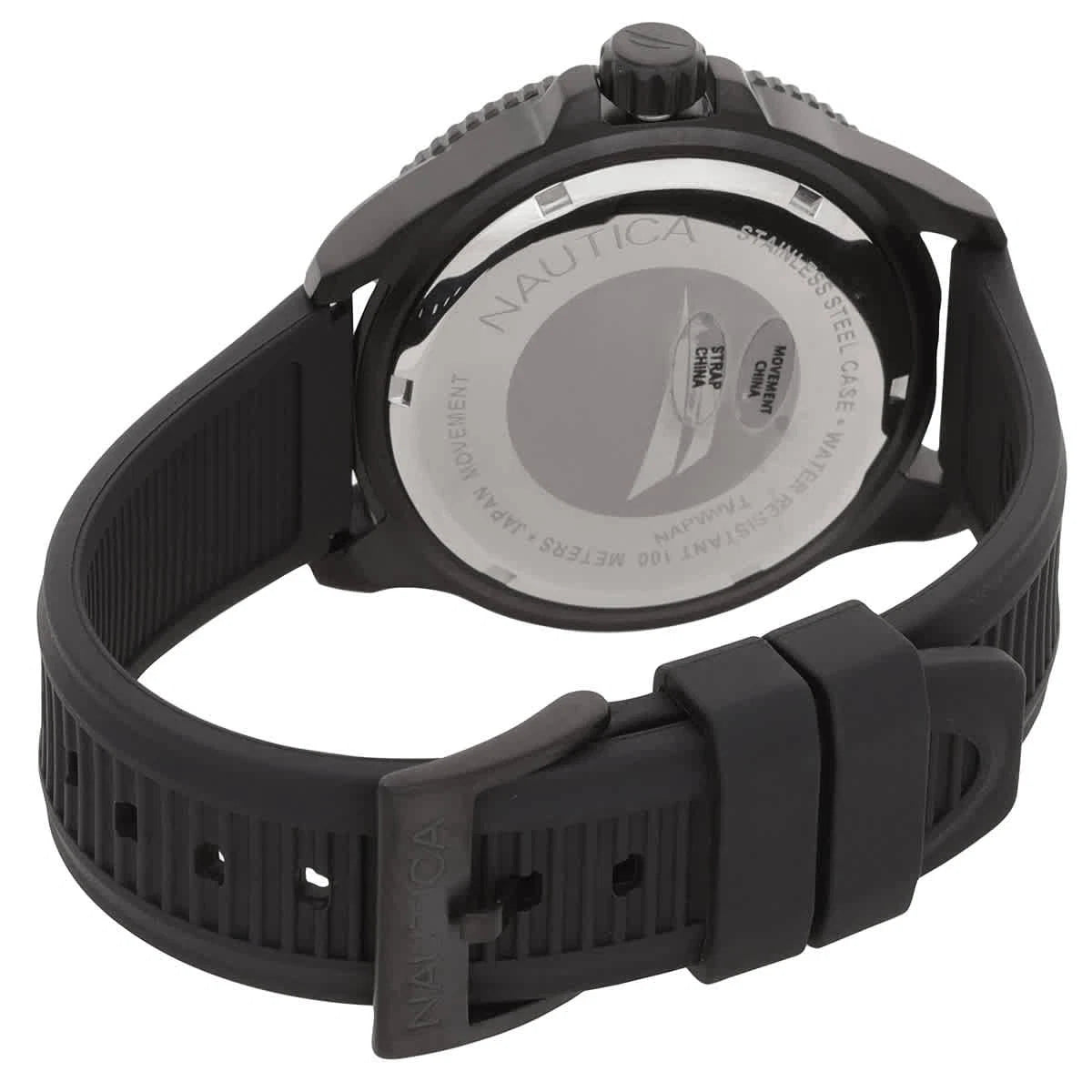 Nautica Nct Windros Multifunction Quartz Black Dial Men's Watch NAPWRS402