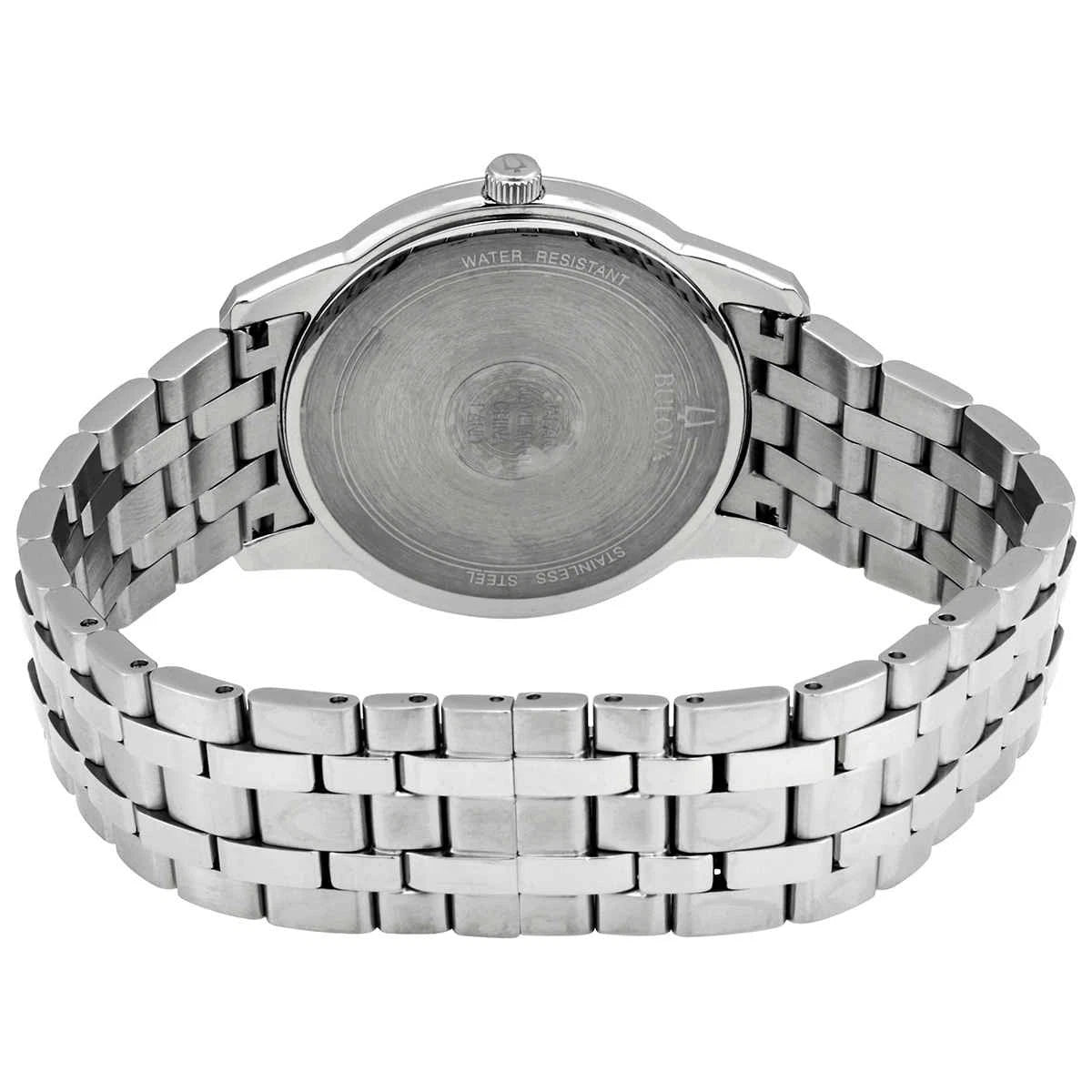 Bulova Sutton Men's Quartz 40mm Blue Dial Stainless Steel Bracelet Watch 96B338