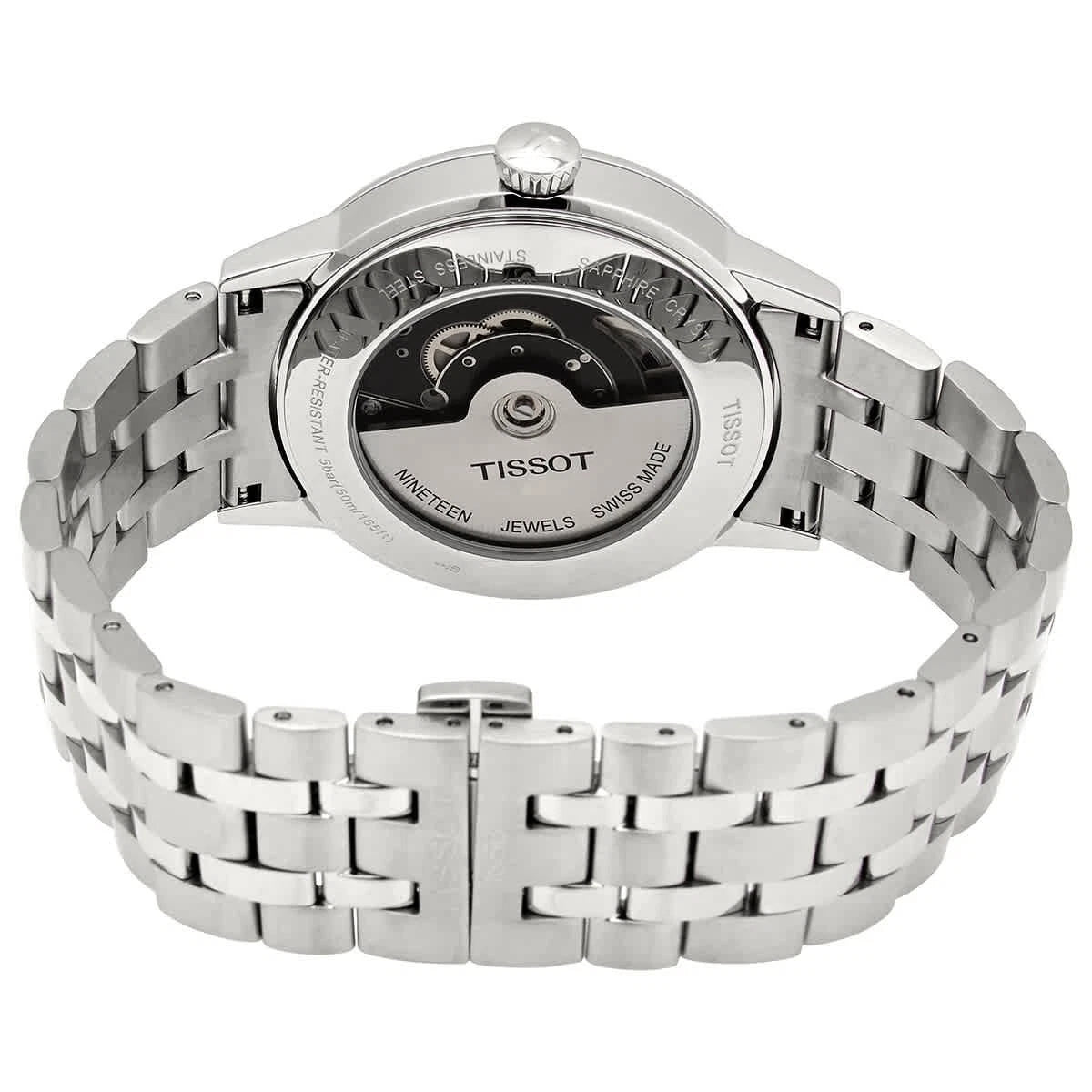 Tissot Silver Face Stainless Steel Men's Luxury Watch (Automatic Edition) - T129.407.11.031.00