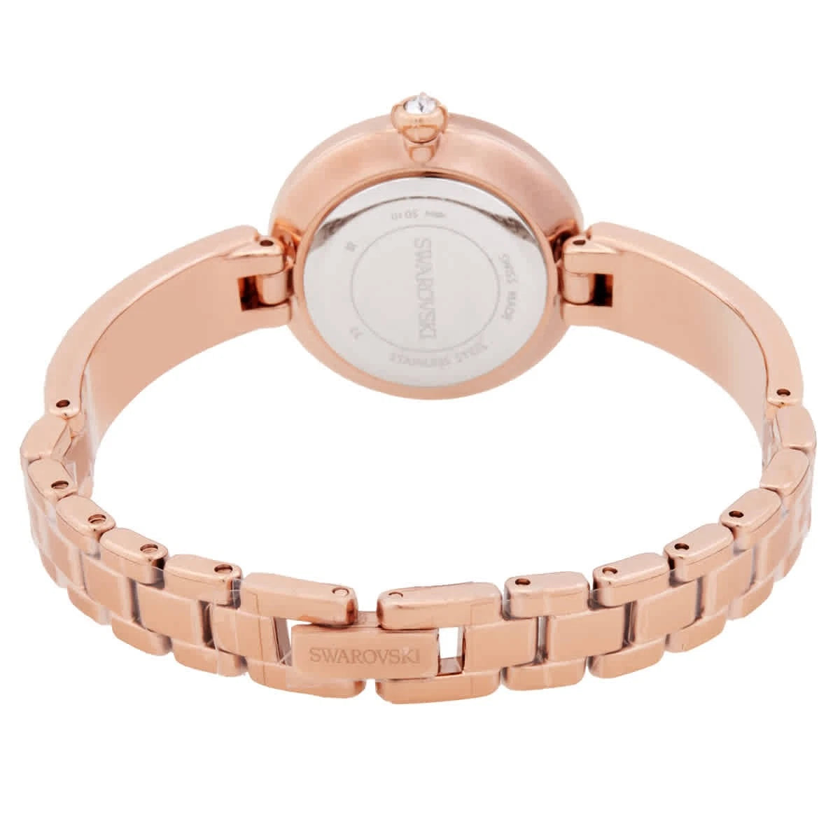 Swarovski Matrix Bangle Rose Gold-Tone Crystal Women's Watch 5677484