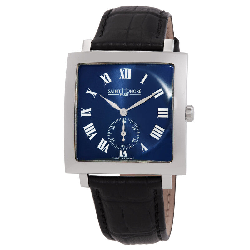 Saint Honore Paris Carree H SH CR823002 1DR men's watch with blue dial