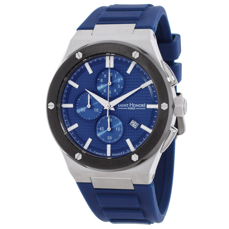Saint Honore Paris New Haussmann H SH NH857225 17DFIN men's watch with blue dial
