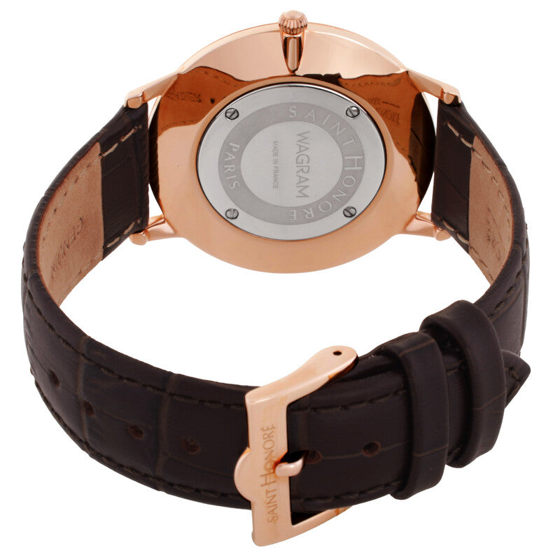 Saint Honore Paris Wagram H SH WG826011 8MR men's watch with brown dial