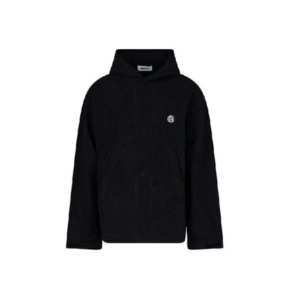 Ambush Embroidered Logo Hoodie BMBB003F21FLE001_1010 men's hoodie in black, product photo 2