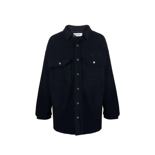 Ambush Wool-Blend Overshirt BMEA017F21FAB0014610 men's shirt in navy, product photo 1