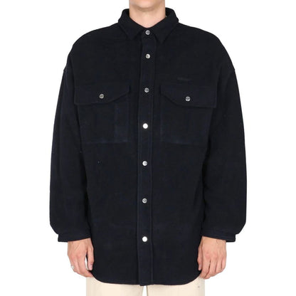 Ambush Wool-Blend Overshirt BMEA017F21FAB0014610 men's shirt in navy, product photo 2