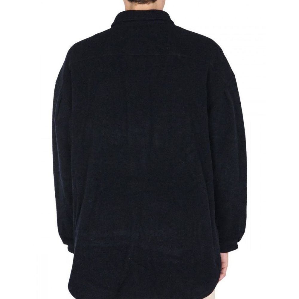 Ambush Wool-Blend Overshirt BMEA017F21FAB0014610 men's shirt in navy, product photo 3