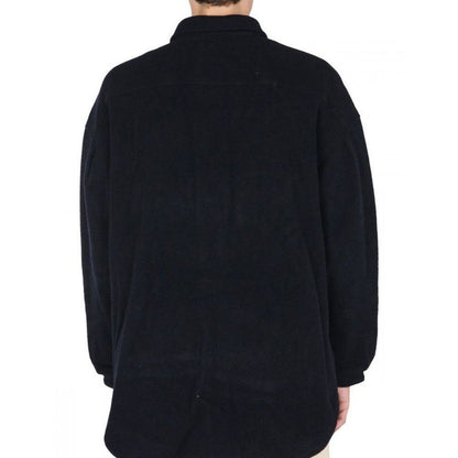 Ambush Wool-Blend Overshirt BMEA017F21FAB0014610 men's shirt in navy, product photo 3