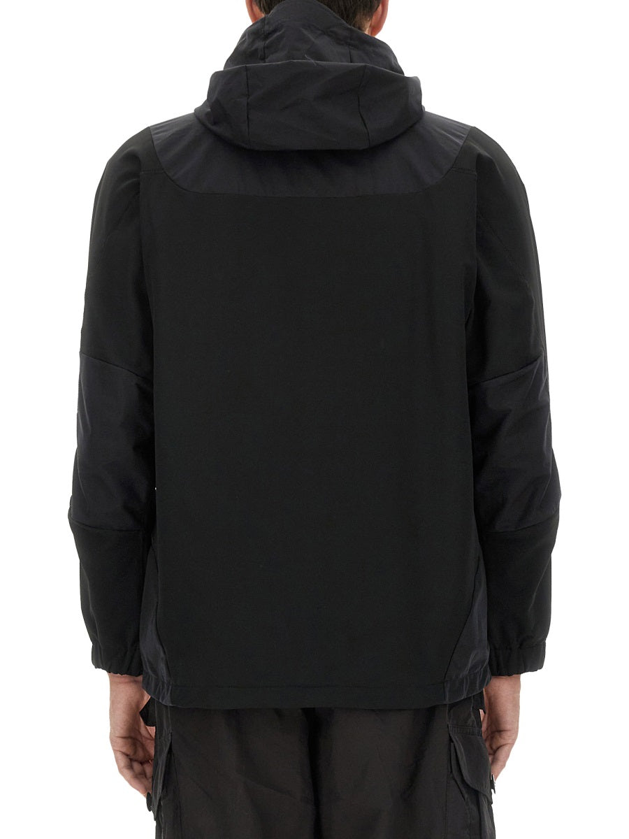 And Wander Hooded Nylon Jacket — Black