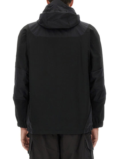 And Wander Hooded Nylon Jacket — Black