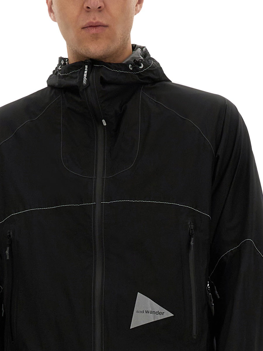 And Wander 3L UL Jacket — Black