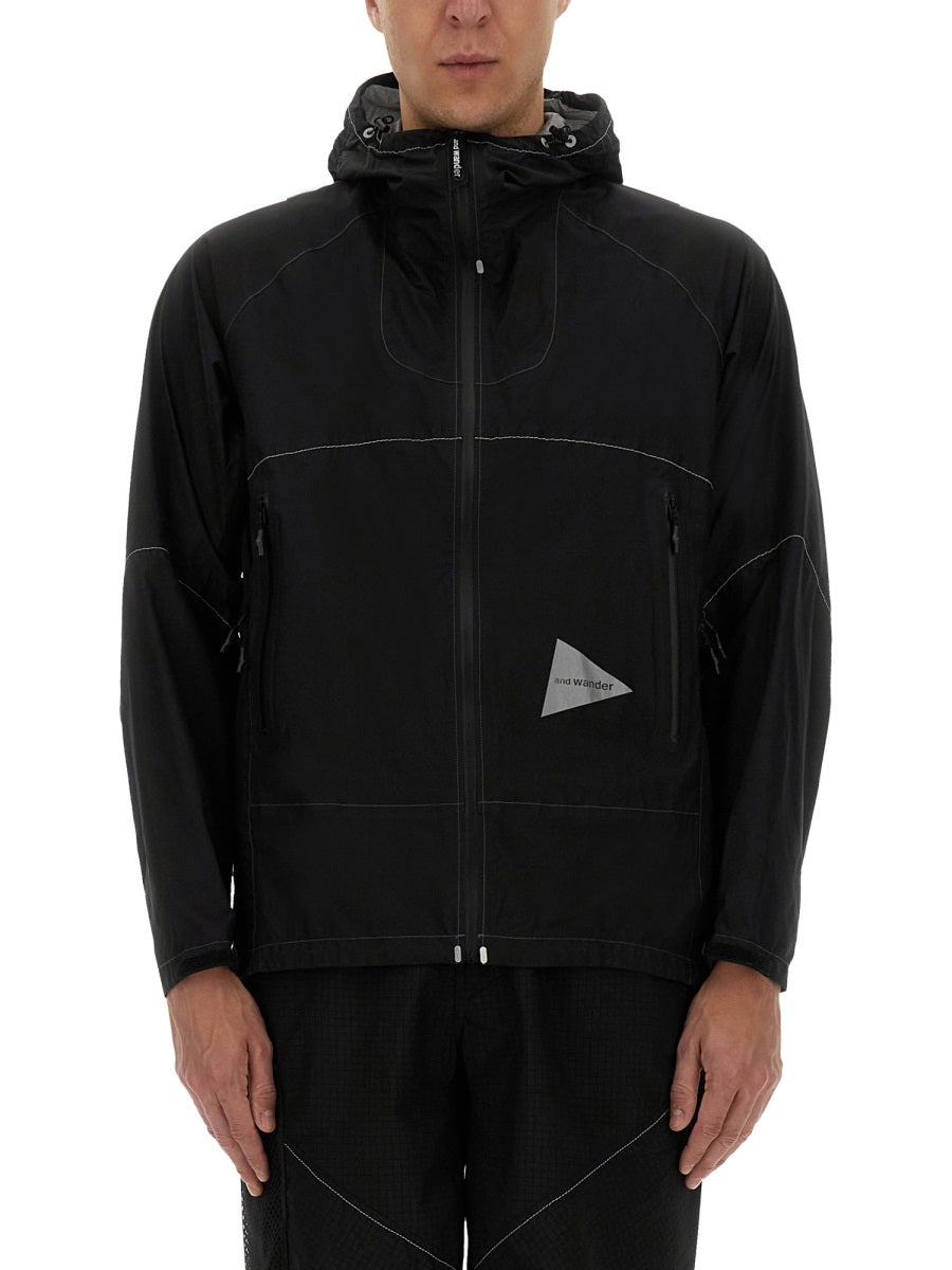 And Wander 3L UL Jacket — Black