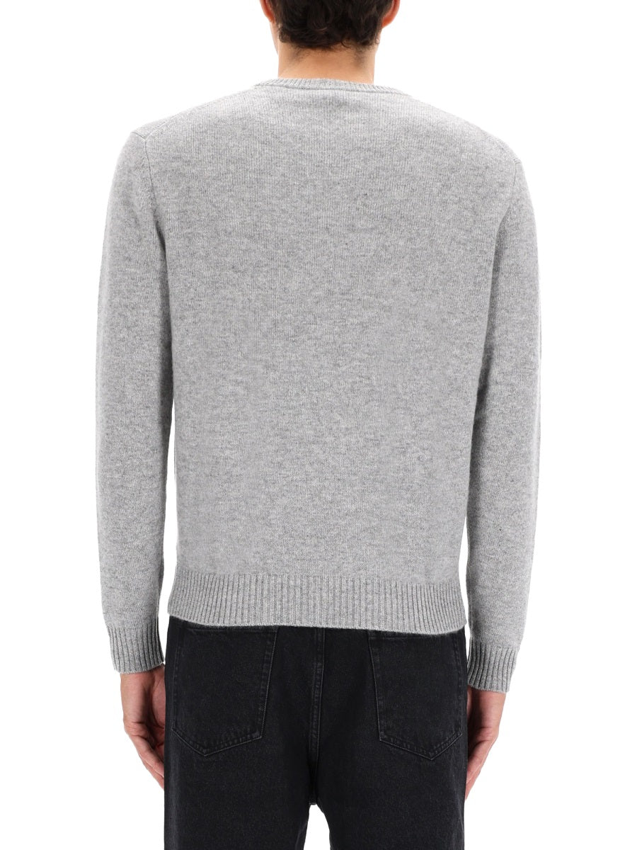 Aspesi Cashmere Knitted Sweater — Gray