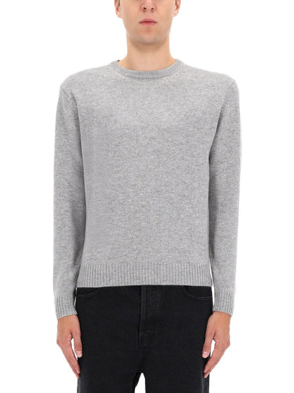 Aspesi Cashmere Knitted Sweater — Gray