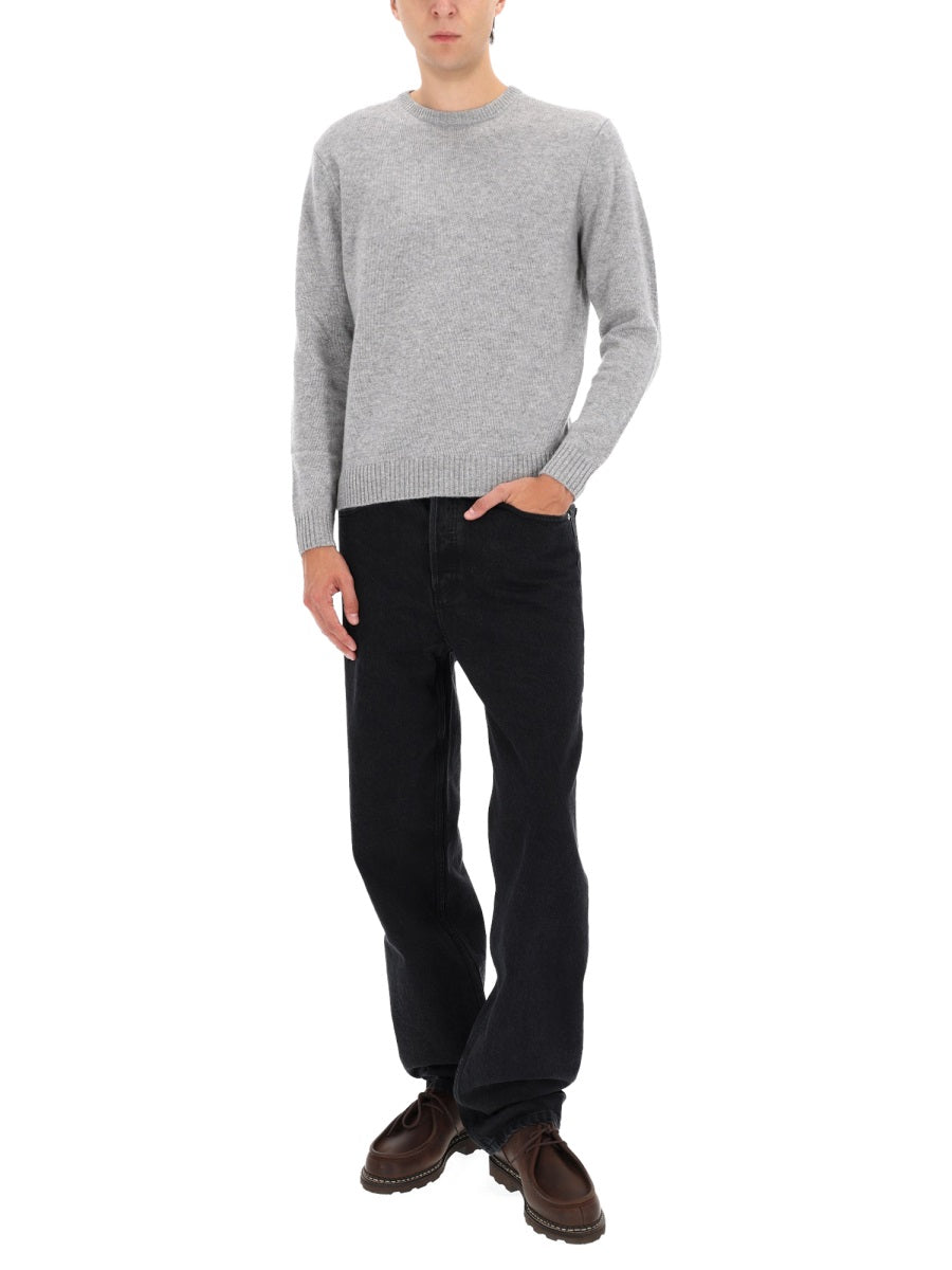 Aspesi Cashmere Knitted Sweater — Gray