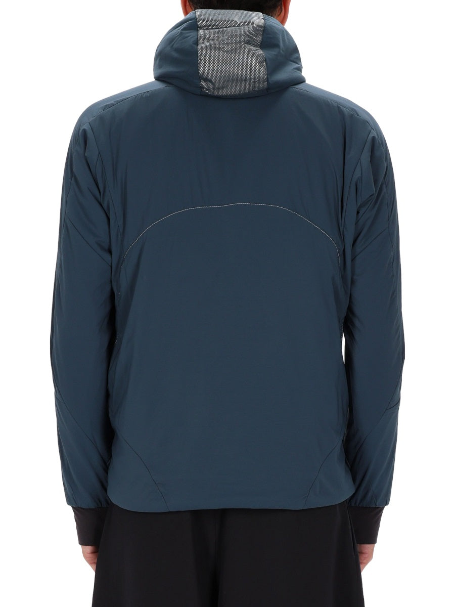 And Wander Alpha Air Jacket — Blue