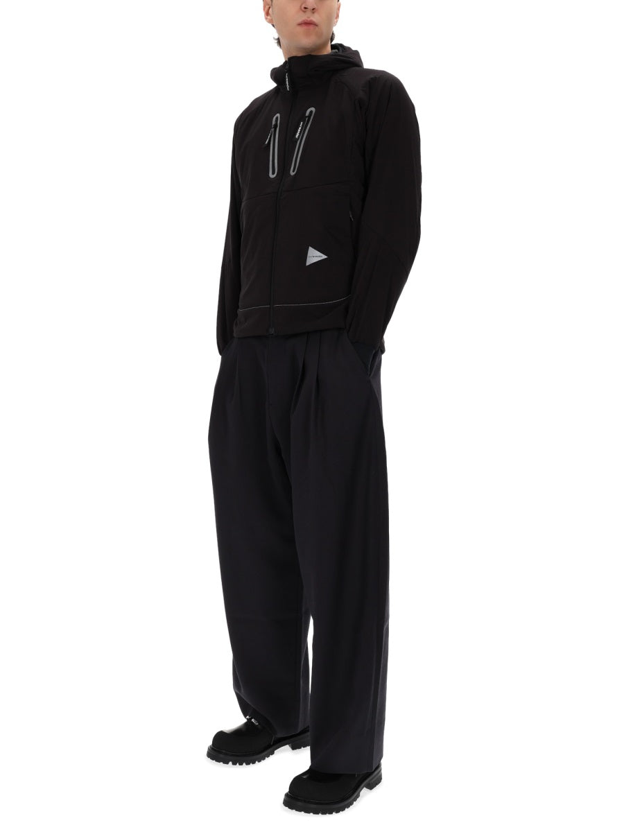 And Wander Alpha Air Jacket — Black