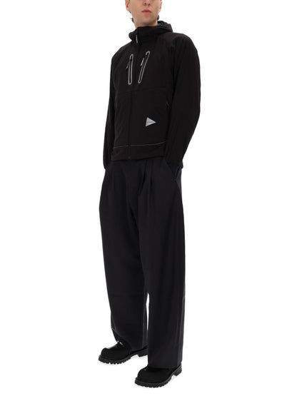 And Wander Alpha Air Jacket — Black