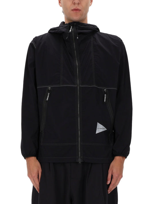 And Wander Nylon Jacket — Black