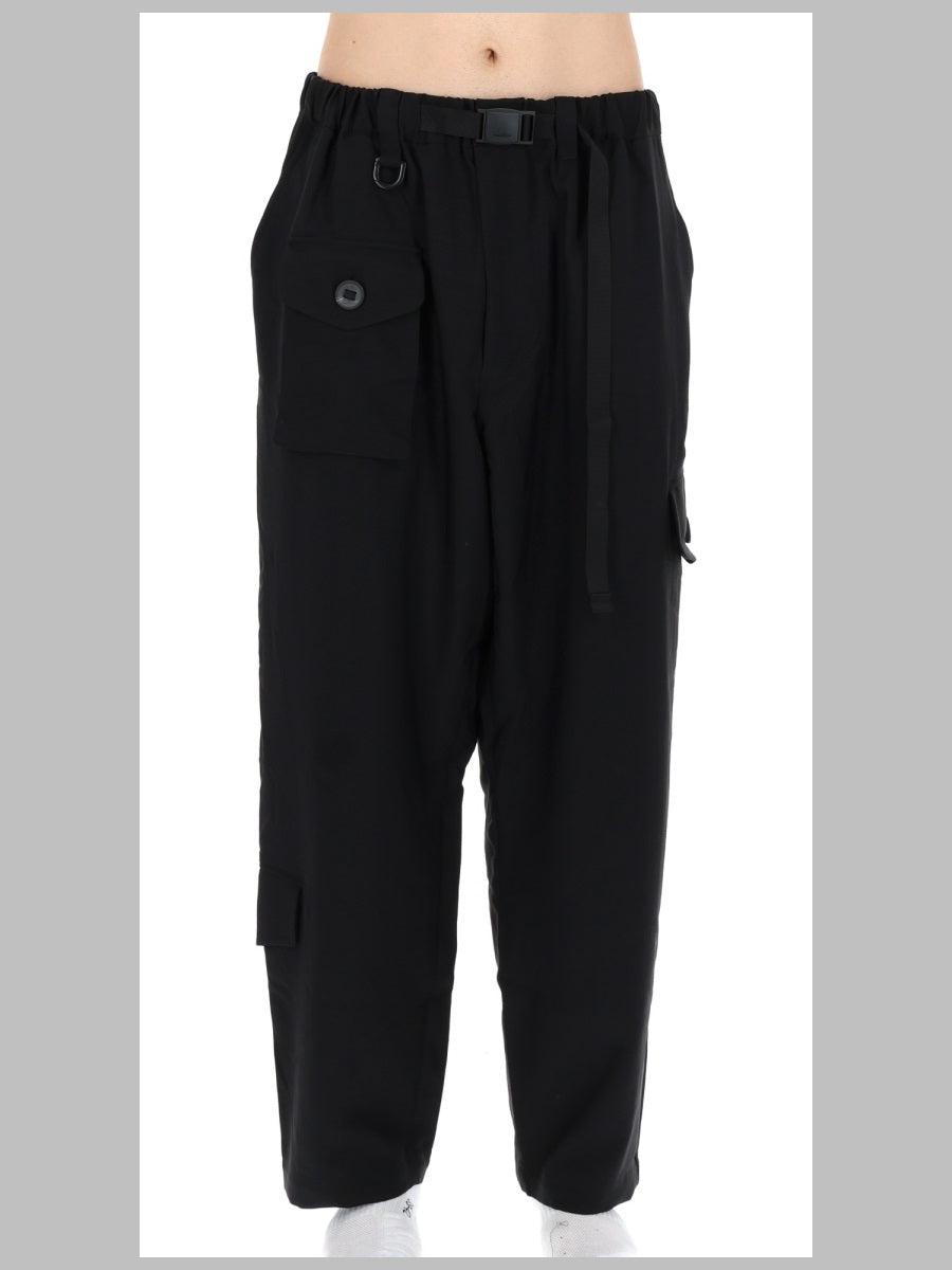 Adidas Technical Fabric Cargo Trousers — Black