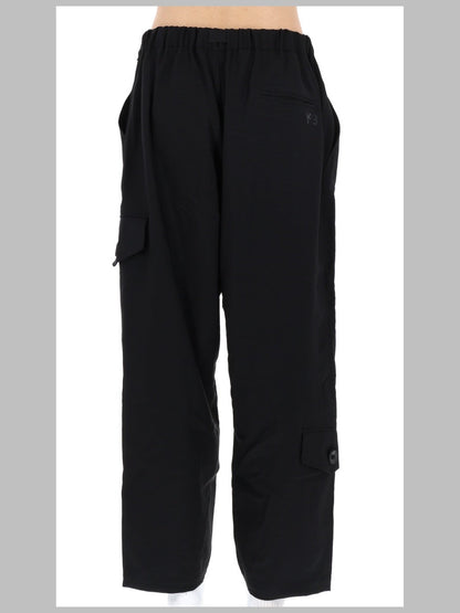 Adidas Technical Fabric Cargo Trousers — Black