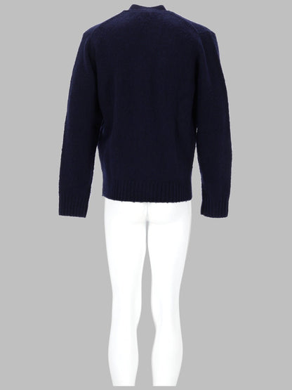 Aspesi Knitted Cardigan — Blue