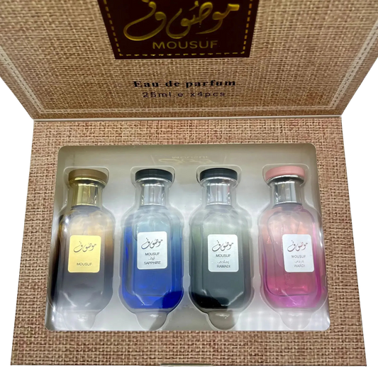 Mosuf Exclusive 4-Piece Perfume Gift Set