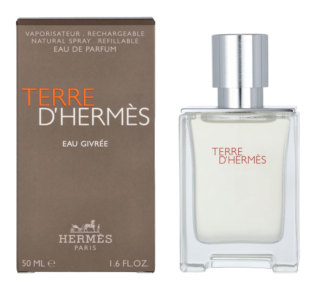 Hermes Terre d'Hermes Eau Givree for Men Eau de Parfum Spray, 3.4 Ounce (Refillable)
