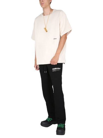 Ambush Padded Logo T-Shirt 140224202005160742025144 men's t-shirt in ivory, product photo 2