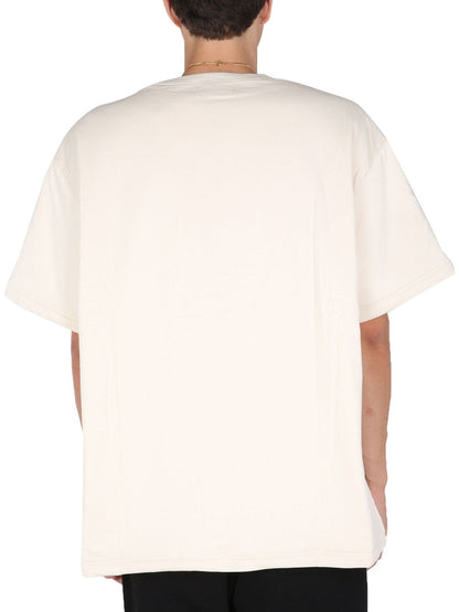 Ambush Padded Logo T-Shirt 140224202005160742025144 men's t-shirt in ivory, product photo 4