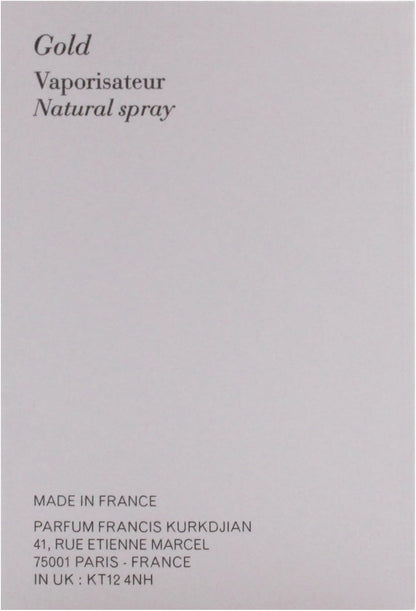 Maison Francis Kurkdjian Gentle Fluidity - Gold Edition EDP Spray Unisex 2.4 oz