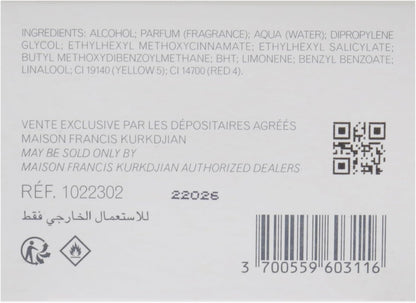 Maison Francis Kurkdjian Baccarat Rouge 540 EDP Spray Unisex 2.4 oz