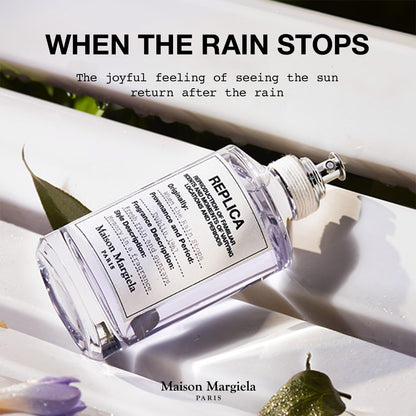 Maison Margiela Replica When the Rain Stops - Fresh Dewy Unisex Fragrance | Eau de Toilette with Aquatic Accord, Isparta Rose & Patchouli Bali - Long Lasting - Earthy Unisex Scent Perfect for Everyday
