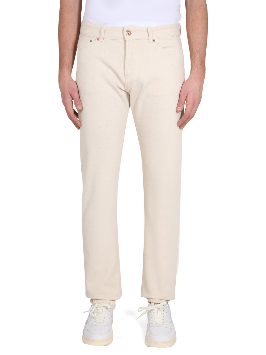 Aspesi Cotton Denim Jeans — Powder