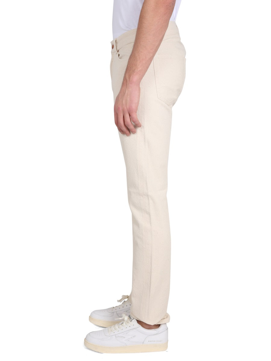 Aspesi Cotton Denim Jeans — Powder