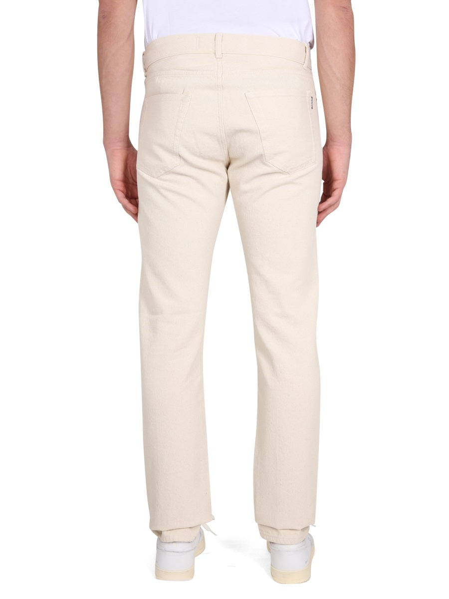 Aspesi Cotton Denim Jeans — Powder