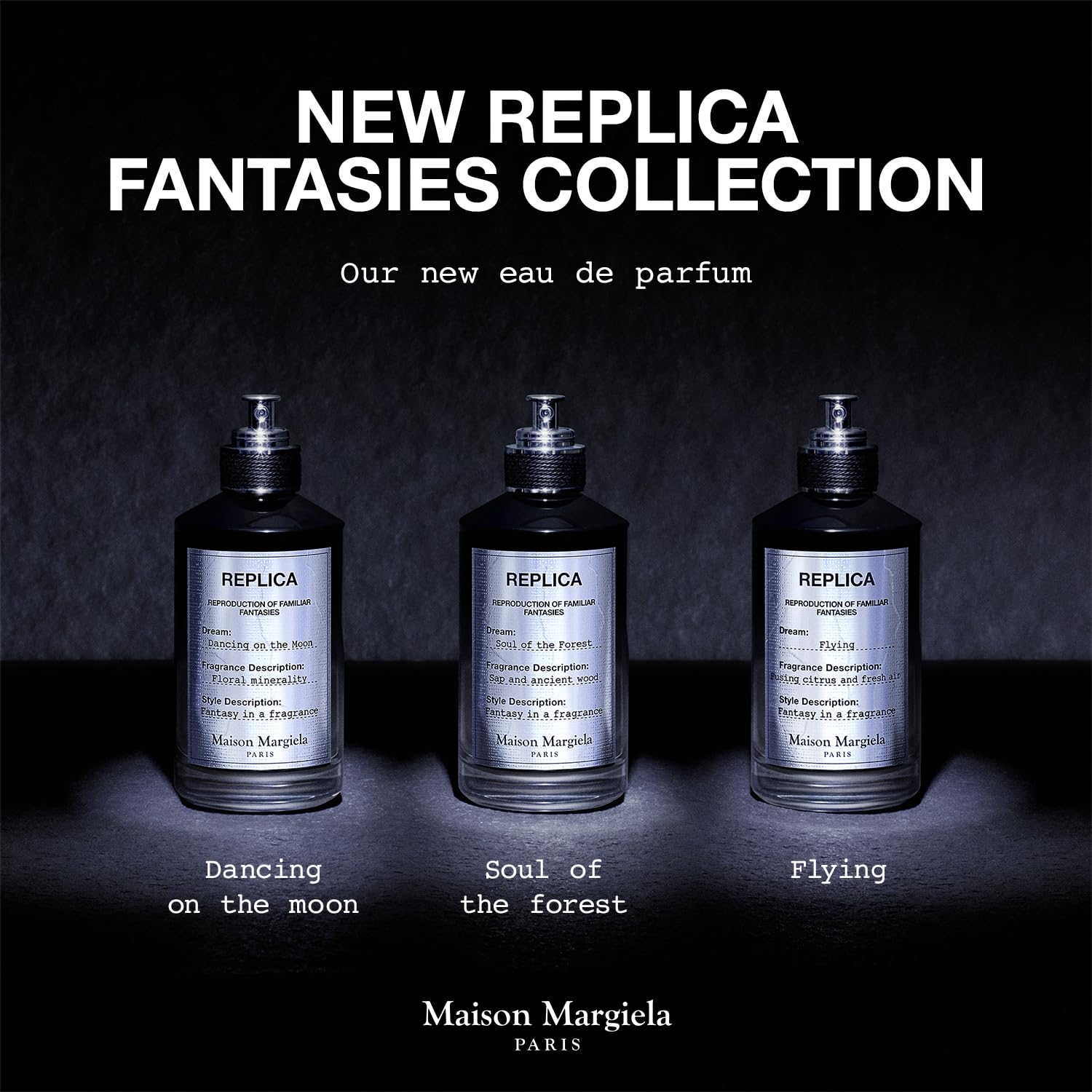 Maison Margiela Replica Soul of the Forest Woody Perfume - 3.4 Fl Oz | Eau de Parfum with Cedarwood, Patchouli & Moss Accord - Long Lasting - Evocative Unisex Scent Perfect for Everyday