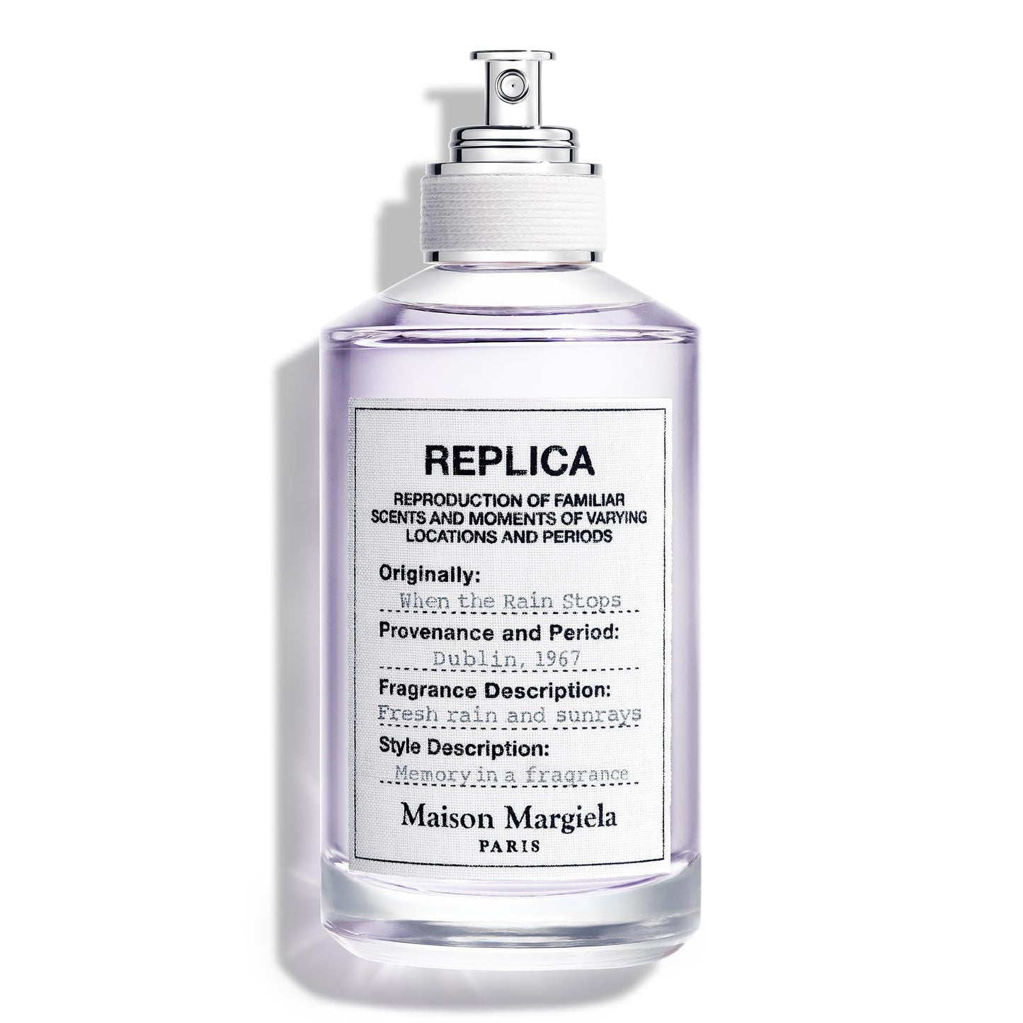Maison Margiela Replica When the Rain Stops - Fresh Dewy Unisex Fragrance | Eau de Toilette with Aquatic Accord, Isparta Rose & Patchouli Bali - Long Lasting - Earthy Unisex Scent Perfect for Everyday