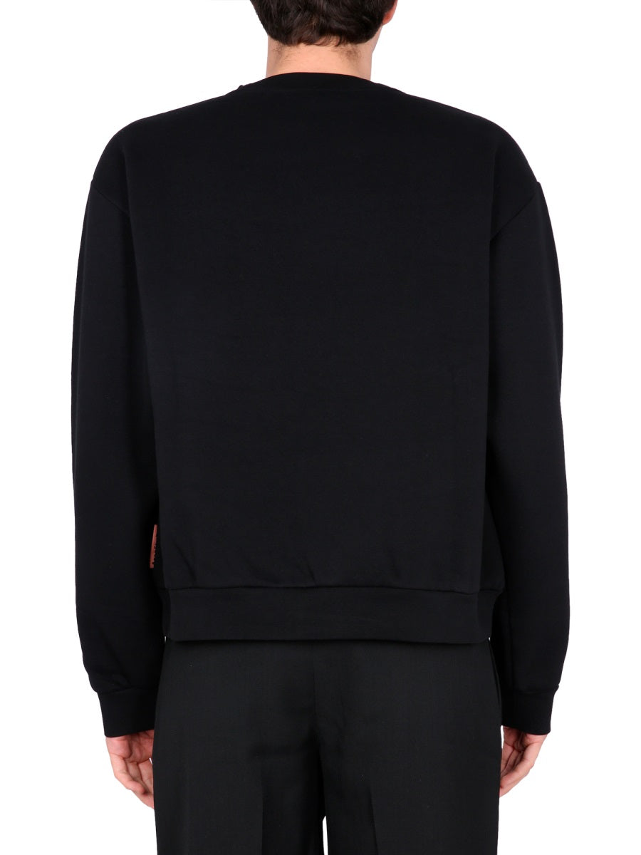 Acne Studios Cotton Sweatshirt 5919771787 men's sweater in black