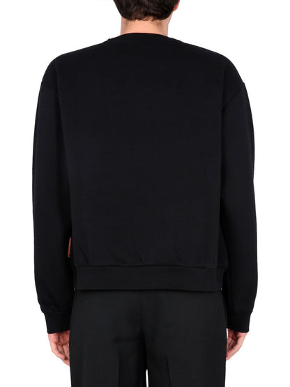 Acne Studios Cotton Sweatshirt 5919771787 men's sweater in black