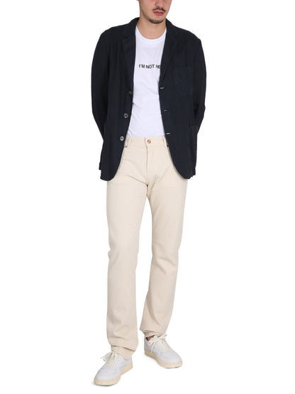 Aspesi Cotton Denim Jeans — Powder